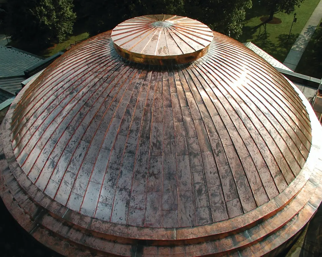 Craftsman Roofing crew installing a new roof in Downtown Haverhill